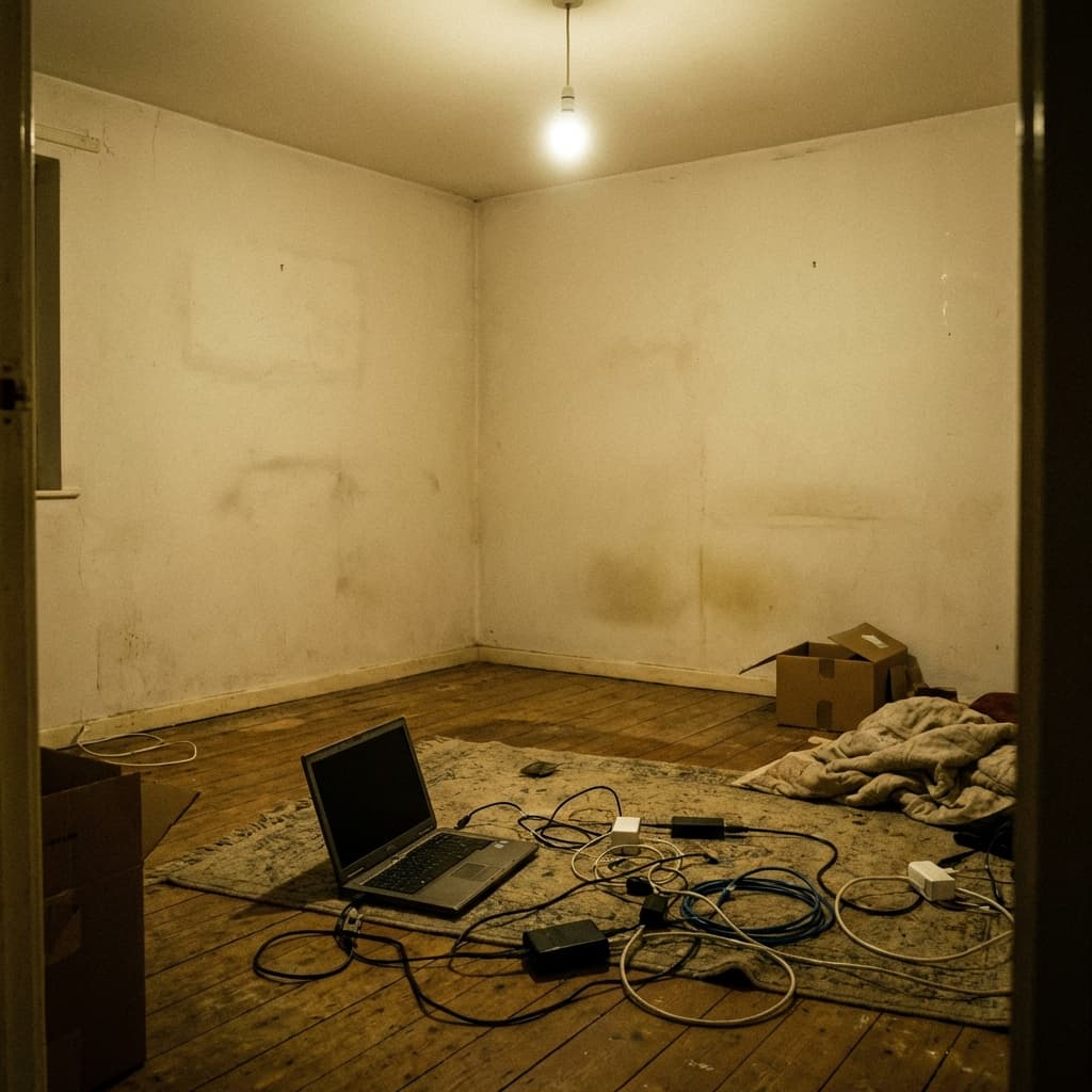Minimalist Tech Haven - Before